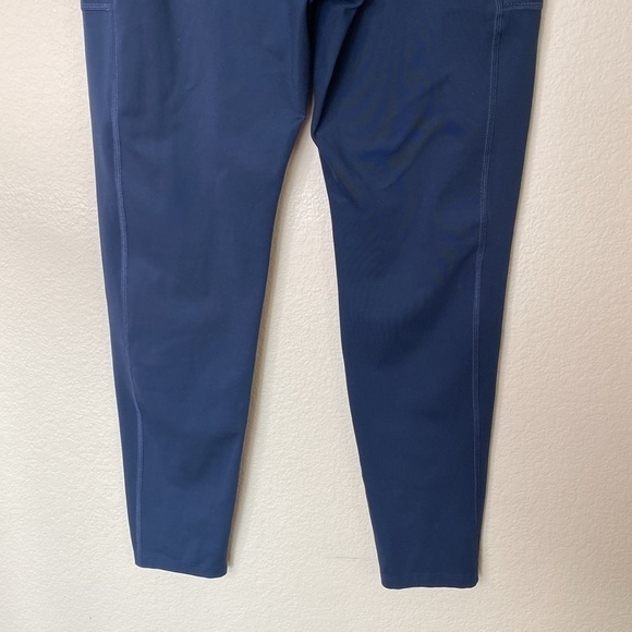 Girlfriend collective leggings navy blue women’s large side pockets EUC - Picture 4 of 5